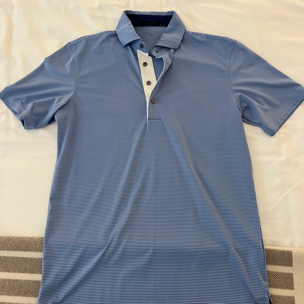 Greyson Blue Polo Shirt Classic Design